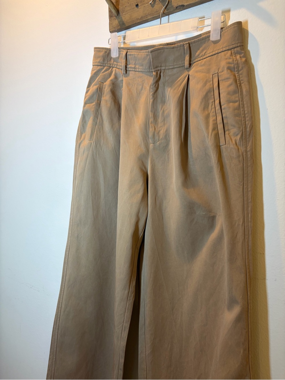 Everlane size 8 pleated pants wide leg